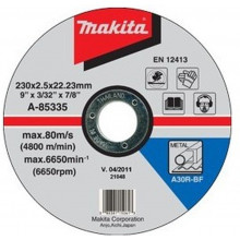 Makita A-85335 vágókorong acélhoz 230x2,5x22mm