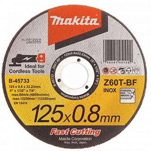 Makita B-45733 vágókorong inoxhoz 125x0,8x22mm