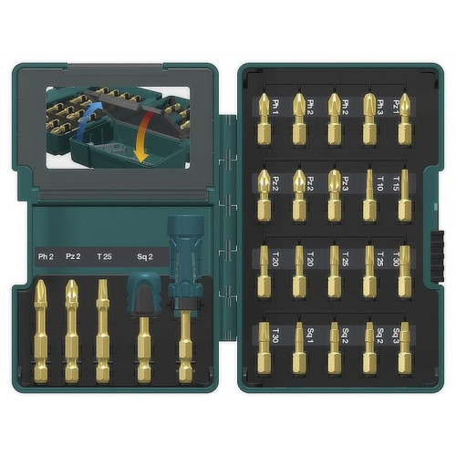 Makita B-49915 Impact GOLD torziós bitkészlet 26db-os
