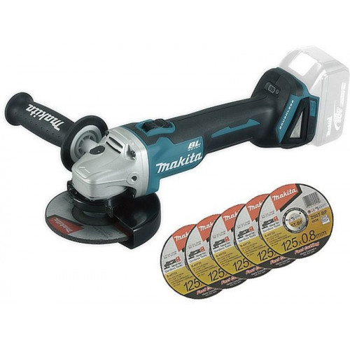 Makita DGA504ZX1 Akkus sarokcsiszoló 125mm, Li-ion 18V, akku és töltő nélkül