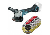 Makita DGA504ZX2 Akkus sarokcsiszoló 125mm, Li-ion 18V, akku és töltő nélkül
