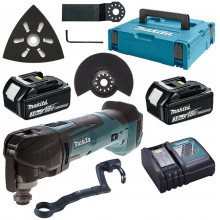 Makita DTM51RFJX1 Akkus multiszerszám tartozékokkal Li-ion LXT (18V/2x3,0Ah) Makpac