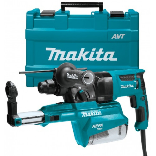 Makita HR2650X2 SDS-Plus Fúró-vésőkalapács porelszívóval 800 W