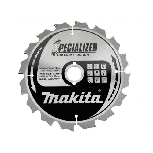 Makita B-13683 Specialized körfűrészlap, 190x30mm 12Z Makita B-13683 Specialized körfűrészlap, 190x30mm 12Z
