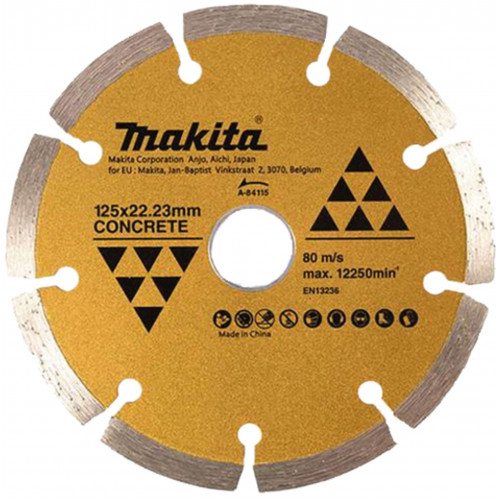 Makita A-84115 gyémánt darabolótárcsa 125x22,23m