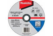 Makita A-85329 vágókorong acélhoz 180x2,5x22mm