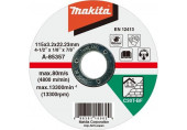 Makita A-85357 vágókorong kőhöz 115x3x22mm
