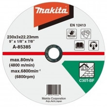 Makita A-85385 vágókorong kőhöz 230x3mm