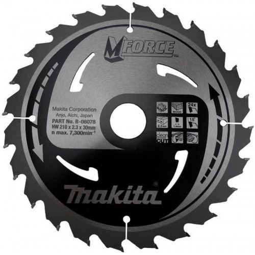 Makita B-07989 Mforce körfűrészlap, 230x30mm 18Z
