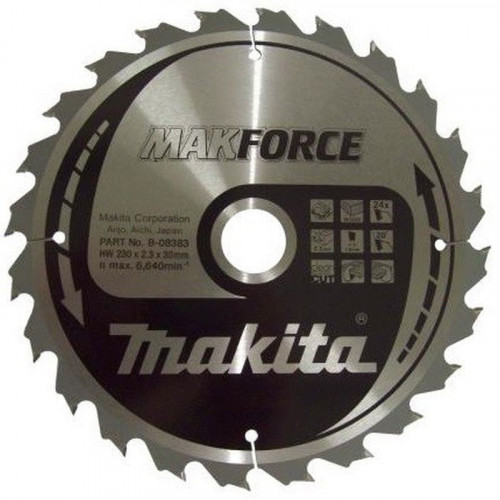 Makita B-08383 Makforce körfűrészlap, 230x30mm 24Z