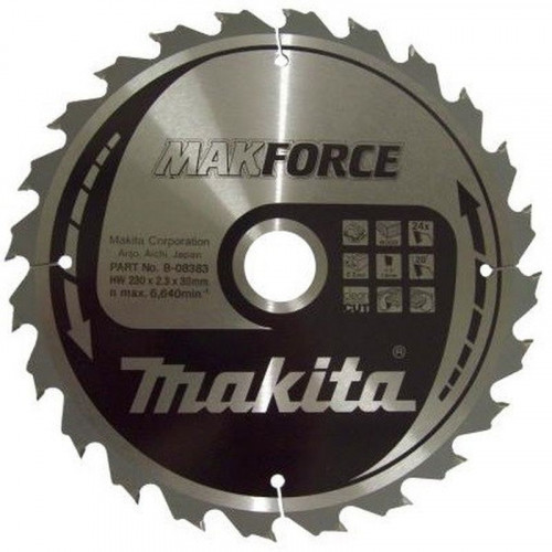 Makita B-08383 Makforce körfűrészlap, 230x30mm 24Z Makita B-08383 Makforce körfűrészlap, 230x30mm 24Z