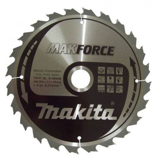 Makita B-08408 Makforce körfűrészlap, 235x30mm 24Z