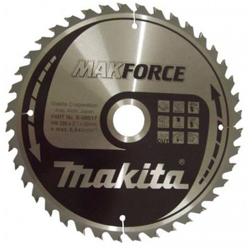 Makita B-08517 Makforce körfűrészlap, 230x30mm 40Z