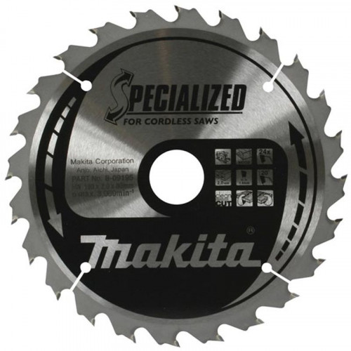 Makita B-09195 Specialized körfűrészlap, 190x30mm 24Z