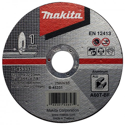 Makita vágókorong aluminiumhoz 125x1x22mm, B-45331
