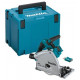 Makita DSP601ZJU Akkus merülő körfűrész 165mm, Li-ion 2x18V, Makpac, akku és töltő nélkül