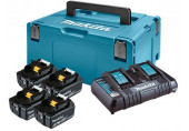 Makita 198091-4, Szett Li-ion LXT 18V 4xBL1860B + DC18RD + MAKPAC 3