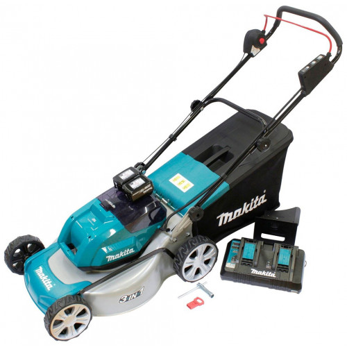 Makita DLM460PT2 Akkus fűnyíró 46cm 2x18V 2x5, 0Ah