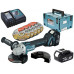 Makita DGA504RTJ1 Akkus sarokcsiszoló 125mm, Li-ion 18V/5,0Ah, systainer
