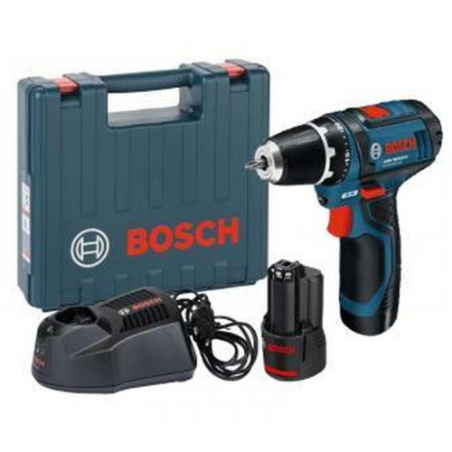 Bosch GSR 12V-15 akkus fúrócsavarozó 2 akkuval Li-on kofferban 0601868122