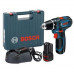 Bosch GSR 12V-15 akkus fúrócsavarozó 2 akkuval Li-on kofferban 0601868122