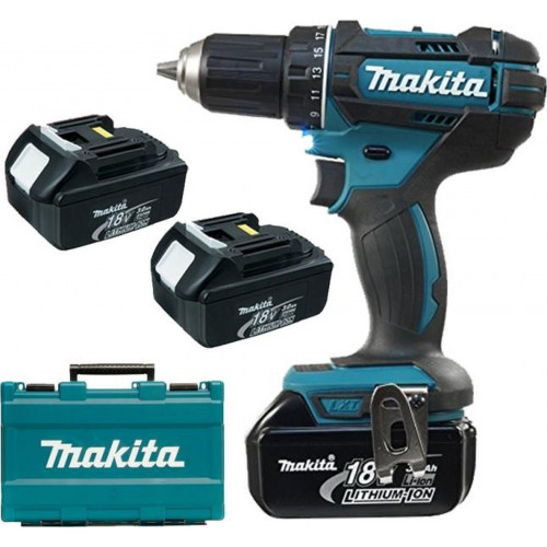 Makita DDF482RFE3 Akkus fúró-csavarbehajtó Li-ion LXT (3x3,0Ah/18V) koffer