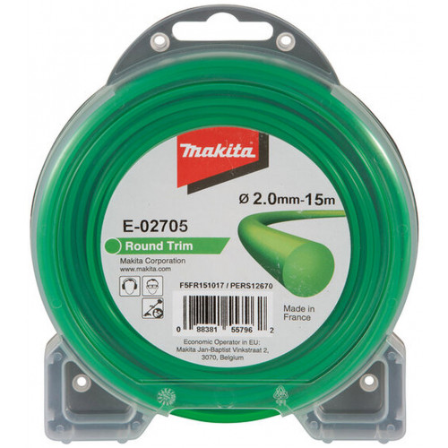 Makita E-02705 Damil kerek roundTRIM 2,0mm x 15m