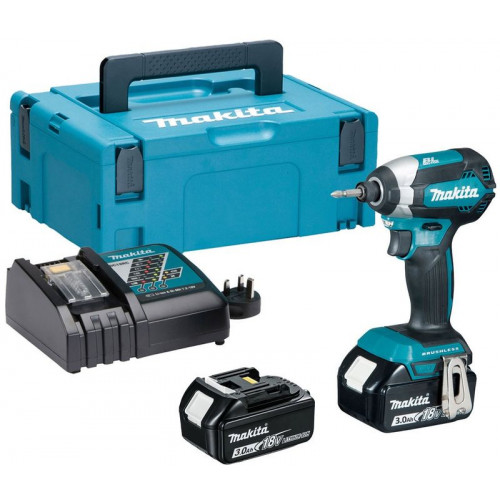 Makita DTD153RFJ Akkumulátoros fúró 1/4" Li-ion LXT 18V/3,0Ah, Makpac 2