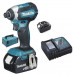 Makita DTD155RTE akkus ütvecsavarbehajtó 1/4 "Li-ion 18V/5,0Ah