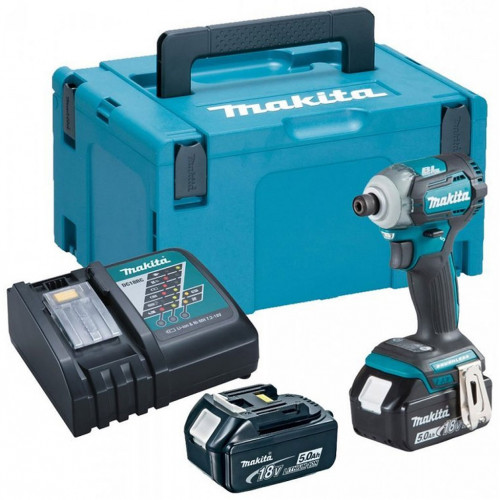 Makita DTD170RTJ akkus ütvecsavarozó 1/4" Li -ion 18V/5,0Ah, Makpac