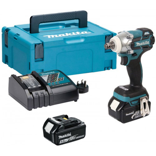 Makita DTW285RTJ akkus ütvecsavarbehajtó Li-ion Li-ion (2x5,0Ah/18V) Makpac