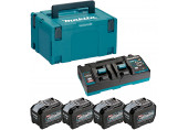 Makita akku Li-ion XGT 40V 4xBL4080F+DC40RB+Makpac 1910A8-3