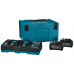 Makita 1911D8-0 Akku és töltő szett Li-ion XGT (40V/2xBL4040F+DC40RB)+Makpac