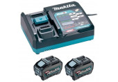 Makita 1911V6-0 Akkumulátor és töltő szett Li-Ion XGT 40V 2x5,0Ah BL4050F + DC40RA