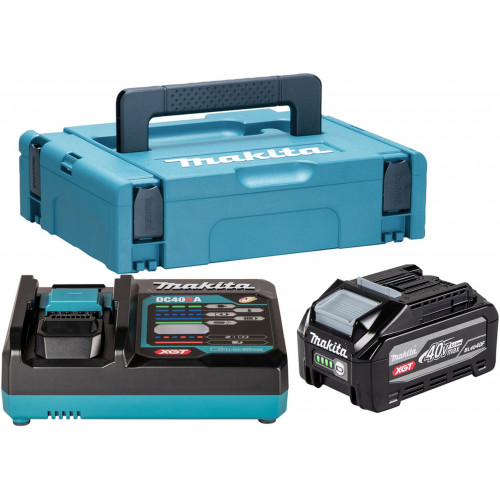 Makita készlet Li-ion XGT 40V 1xBL4040F+DC40RA+Makpac 1915D9-2