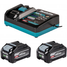 Makita 1916Y1-1 Akku és töltő szett Li-ion XGT (40V/2xBL4040F+DC40RA) 1916Y1-1