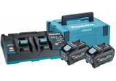 Makita 191U13-9 Akkumulátor és töltő szett Li-ion XGT 40V 2xBL4050F+1xDC40RB+Makpac