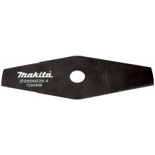 Makita 198345-9 Két fogú bozótvágó kés DUR369 fűkaszához, 255 x 25,4 x 2 mm