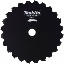 Makita 199872-9 24 fogú bozótvágó kés UR012G/UR013G fűkaszához, 225 x 25,4 x 1,8 mm