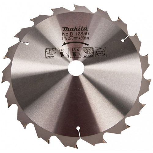Makita B-12859 Körfűrészlap, 270x30mm 18Z