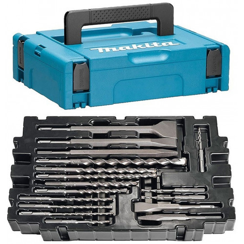 MAKITA B-52059 17-részes véső- és kalapácsfúró-készlet SDS-plus, Makpac