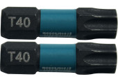 Makita B-63703 Impact Black (C-form) torziós csavarbehajtó bit, T40-25mm, 2 db