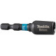 Makita B-66830 Impact Black (E-form) torziós dugókulcs, 8 mm, 1/4", 50 mm