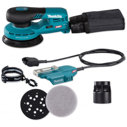 Makita BO001CGZ excentercsiszoló 125mm Li-ion XGT 40V, akku és töltő nélkül