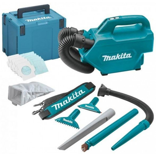 Makita CL121DZJ akkus autós porszívó Li-ion CXT 12V, akku és töltő nélkül + Makpac