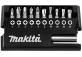 Makita D-30651 Mágneses csavarbehajtó bitkészlet, 1/4", 11 db