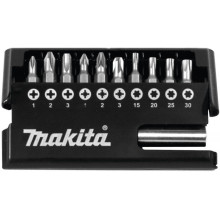 Makita D-30651 Mágneses csavarbehajtó bitkészlet, 1/4", 11 db