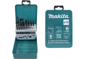 Makita D-54081 HSS-R fémfúró készlet 1-10mm (0,5mm), 19db