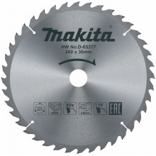 Makita D-65377 Standard körfűrészlap, 260x30mm 40Z