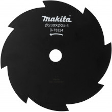 Makita D-73324 Nyolc fogú bozótvágó kés fűkaszához, 230 x 25,4 x 1,8 mm